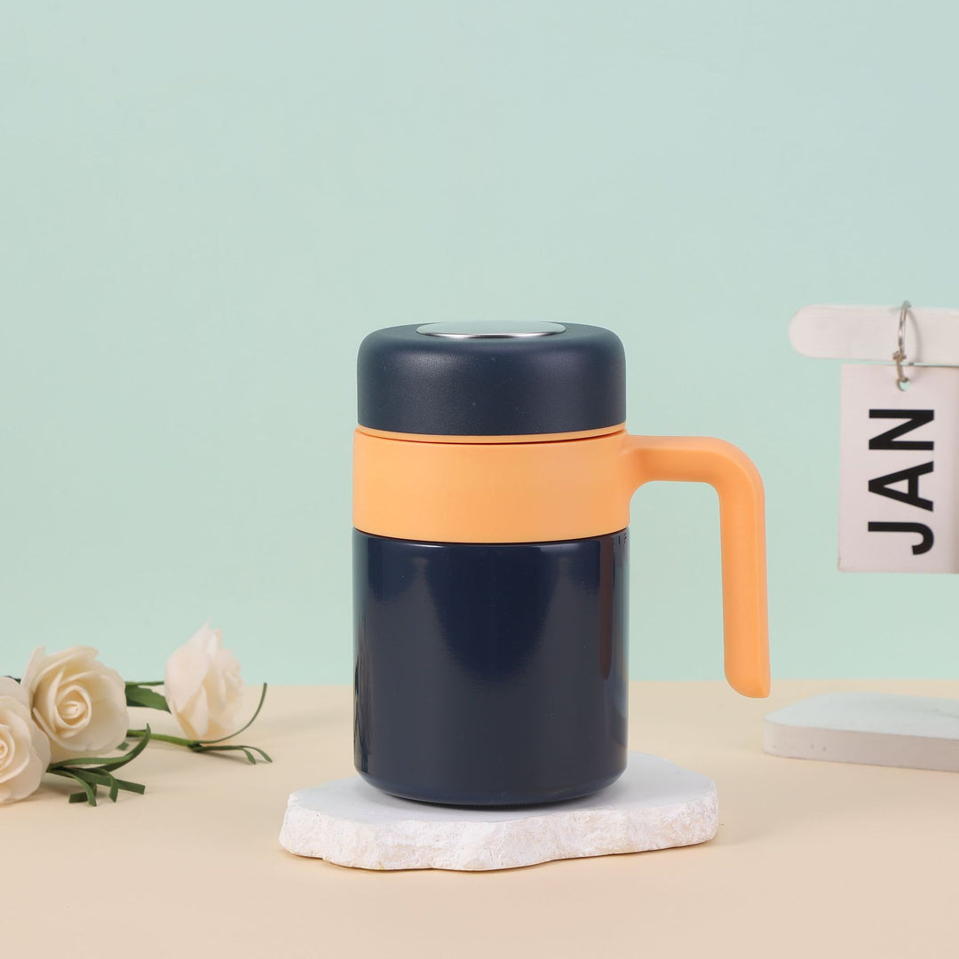 Damer Isoleringsbecher med ergonomisk håndtak og lekkasjesikker lokk Skanto