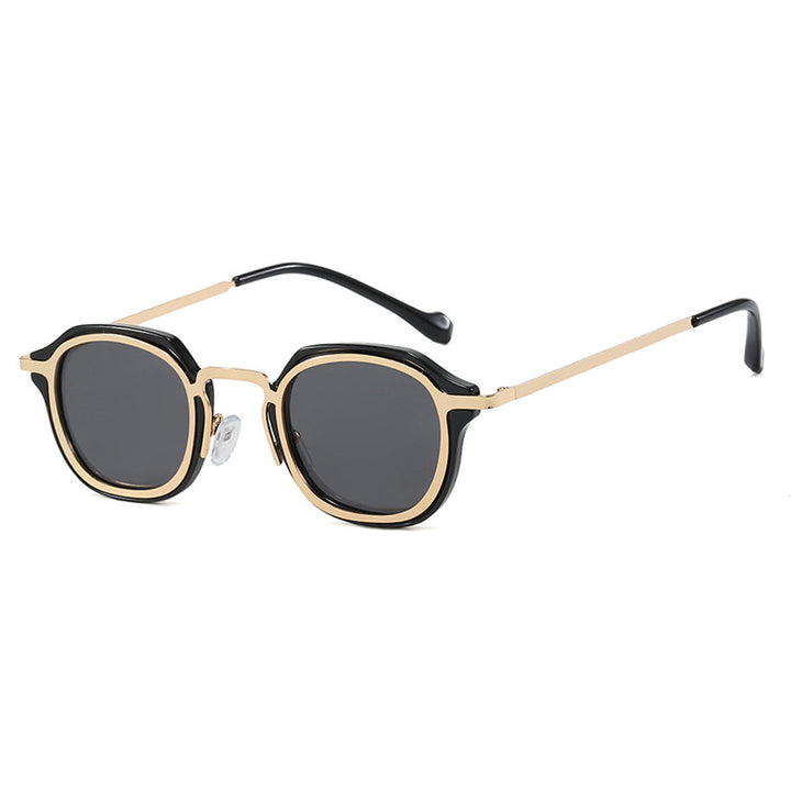 Dame firkantet solbrille med unikt design og UV-beskyttelse Skanto