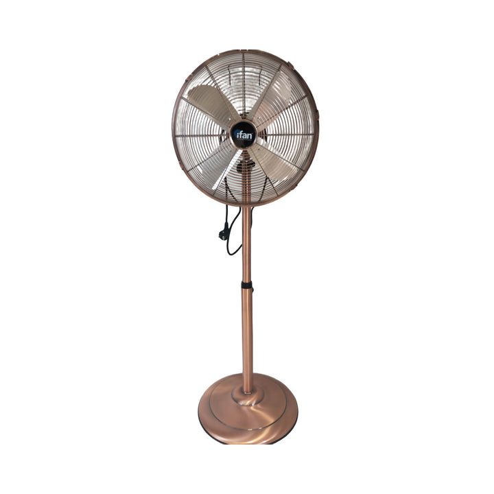 Dame Retro-stående vifte med justerbar neigingsvinkel og autonomt ventilasjonssystem Skanto