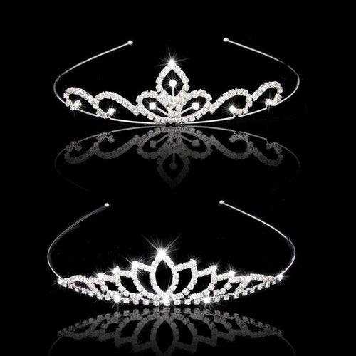 Damer Krystallbesatt Tiara Skanto
