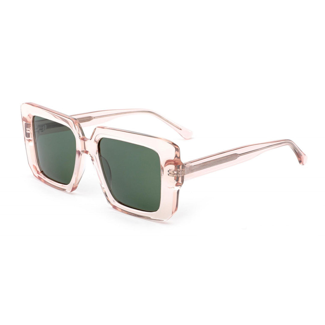 Damen oversized solbrille med unik kvadratisk ramme Skanto