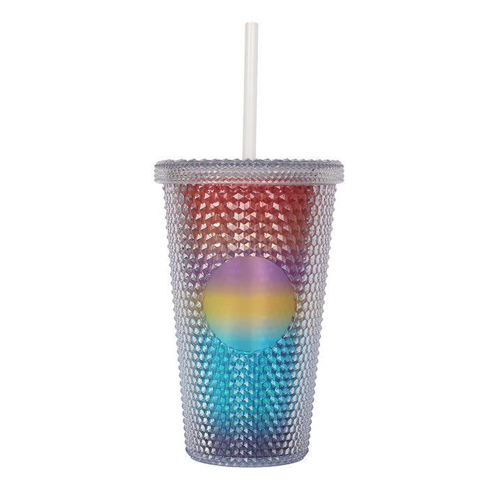 Unisex plastikkopp med teksturert design Skanto