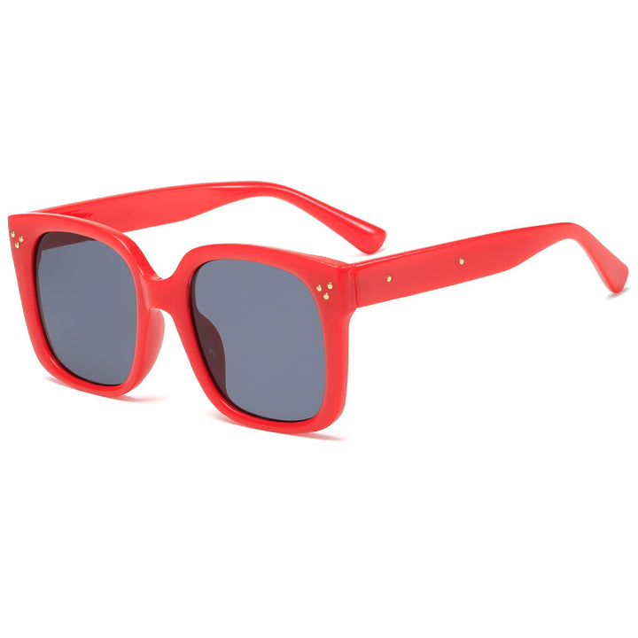 Dame firkantet solbrille med innovativ ramme og UV-beskyttelse Skanto