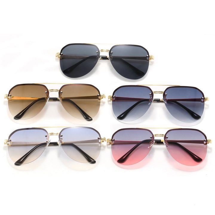Damer elegant pilot solbrille med høy UV-beskyttelse og stilfull ramme Skanto