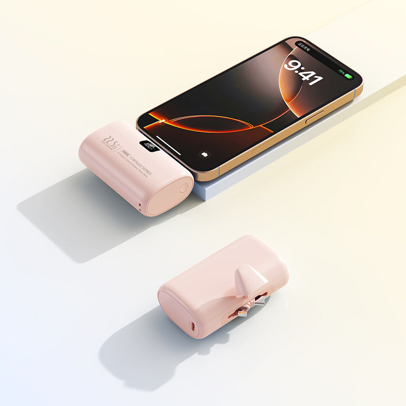 Bærbar Powerbank med Integrert Lader Skanto