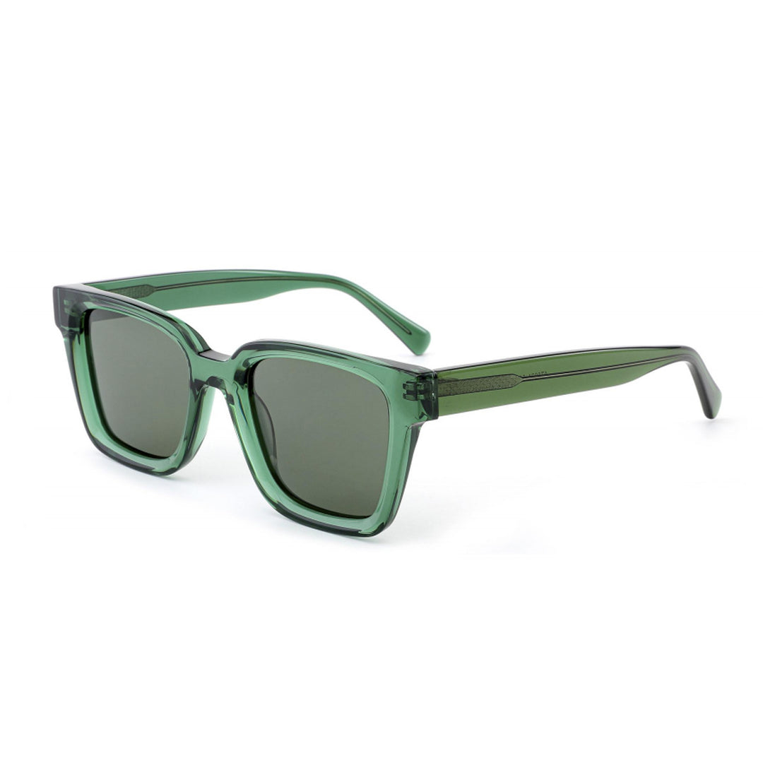 Dame moteriktig solbrille i kvadratisk design med polariserte linser Skanto