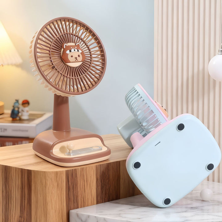 Damer Mini Vifte med USB-tilkobling og variabel vippe mekanisme Skanto