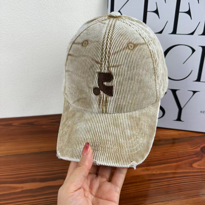 Kvinnenes fløyels teksturerte baseball cap Skanto