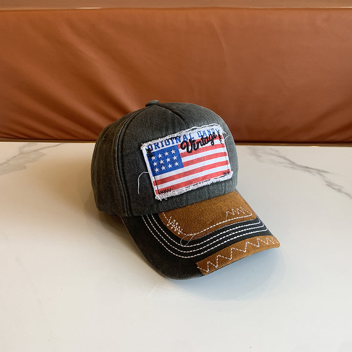 Kvinne Vintage-inspirert slitt baseball cap Skanto