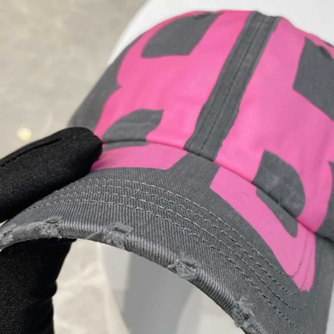 Unisex Slittet Vintage-Inspirert Baseball Caps Skanto