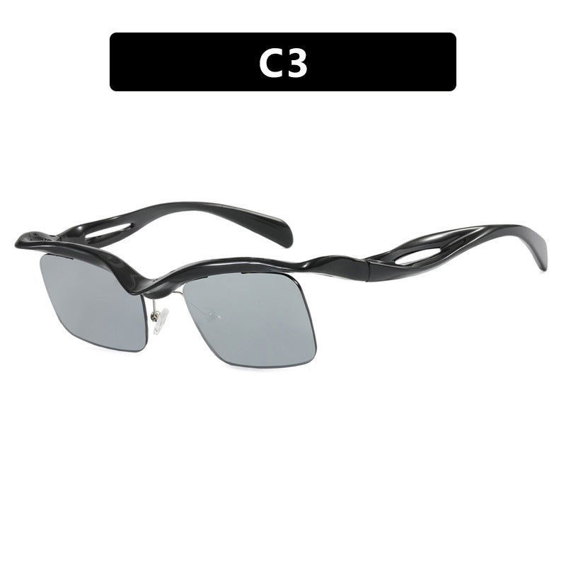 Damer sporty solbrille med aerodynamisk design og komfortabel bæreopplevelse Skanto