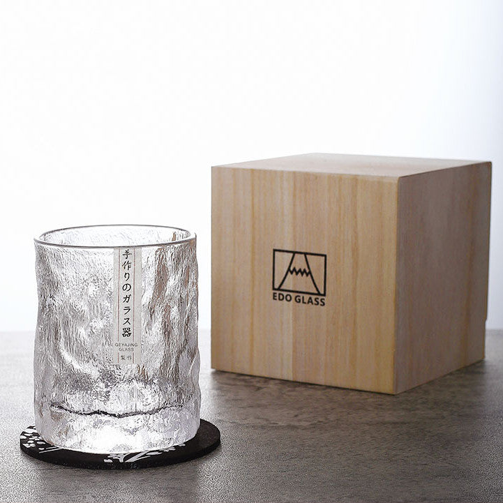 Japanske Edo Kiriko Glacier Whisky Glasser | Skanto