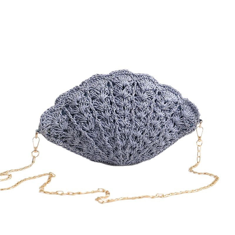 Elegant Clutch-veske i skjelldesign Skanto