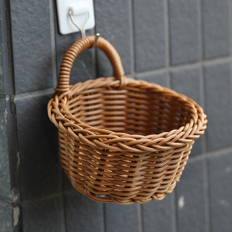 Håndlaget Rattan Fruktkurv Skanto