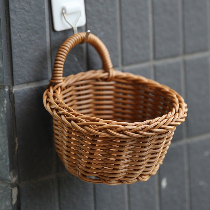 Håndlaget Rattan Fruktkurv Skanto