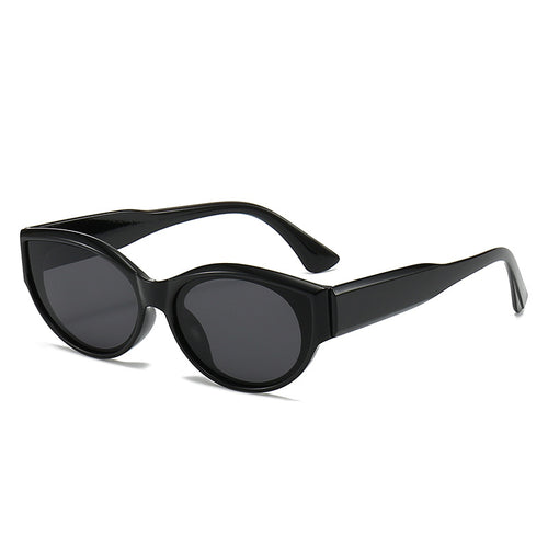 Dame Cat-Eye Solbriller med klart og moderne design Skanto