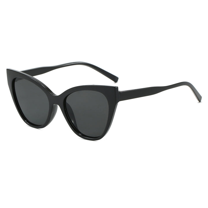 Dame Cat-Eye solbriller med UV-beskyttelse og moderne ramme Skanto