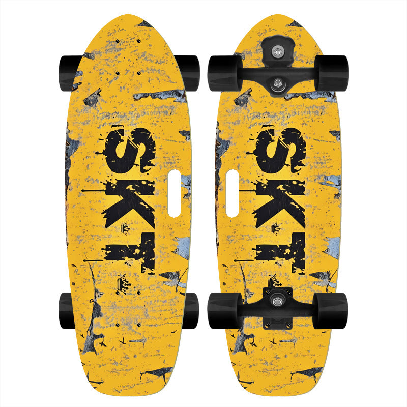 Mini skateboarddekk med teksturert grep Skanto