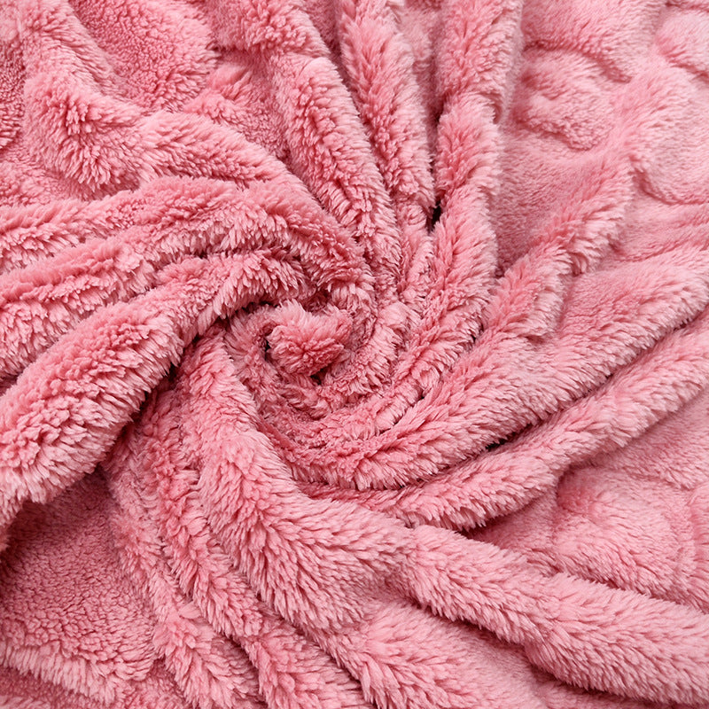 Damer Koselig Mikrofiber Hurtigskiftepledd i moderne rutemønster Skanto