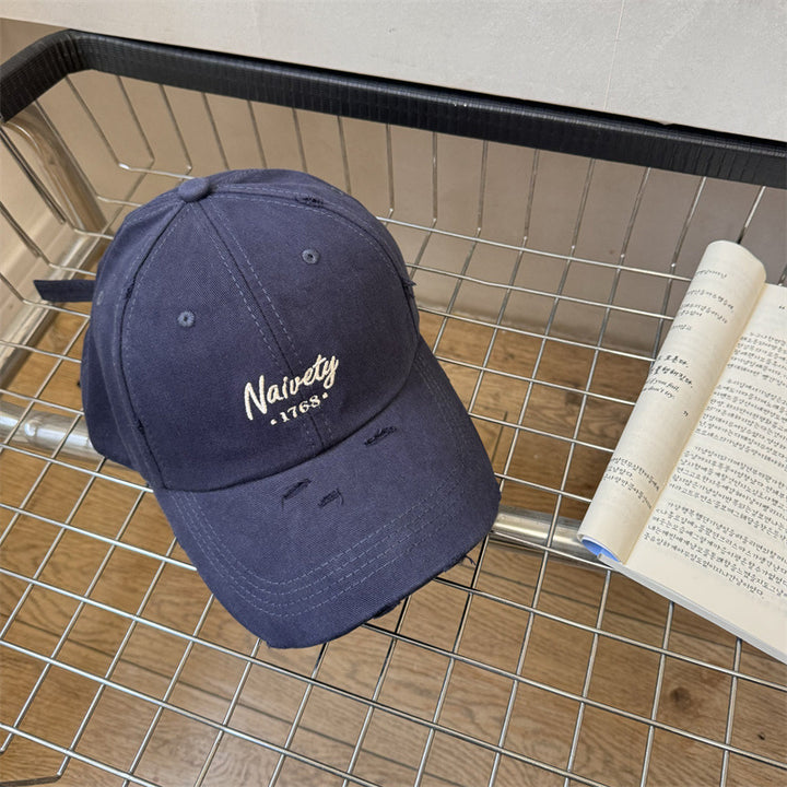 Herre Slittbomulls Baseball Caps Skanto