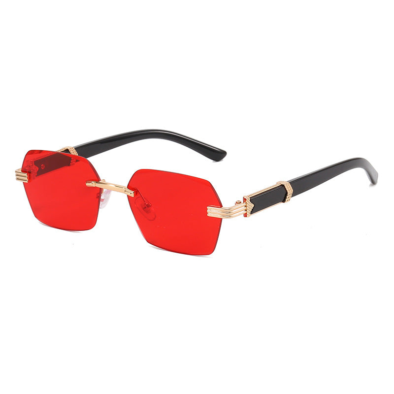 Dame Trendy geometriske solbriller Skanto