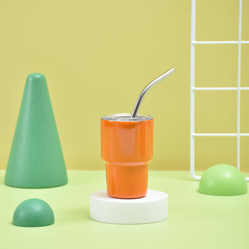 Unisex Isolert Drikkebecher med Rustfritt Stål Straw Skanto