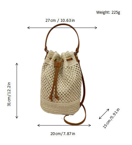 Lett Makramee Tote Bag Skanto
