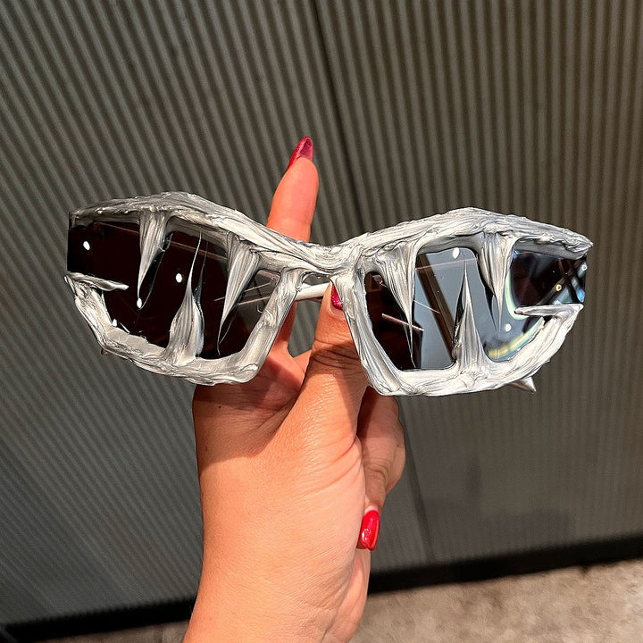 Damer Futuristisk Sports solbrille med ekstraordinær enhjørning design Skanto