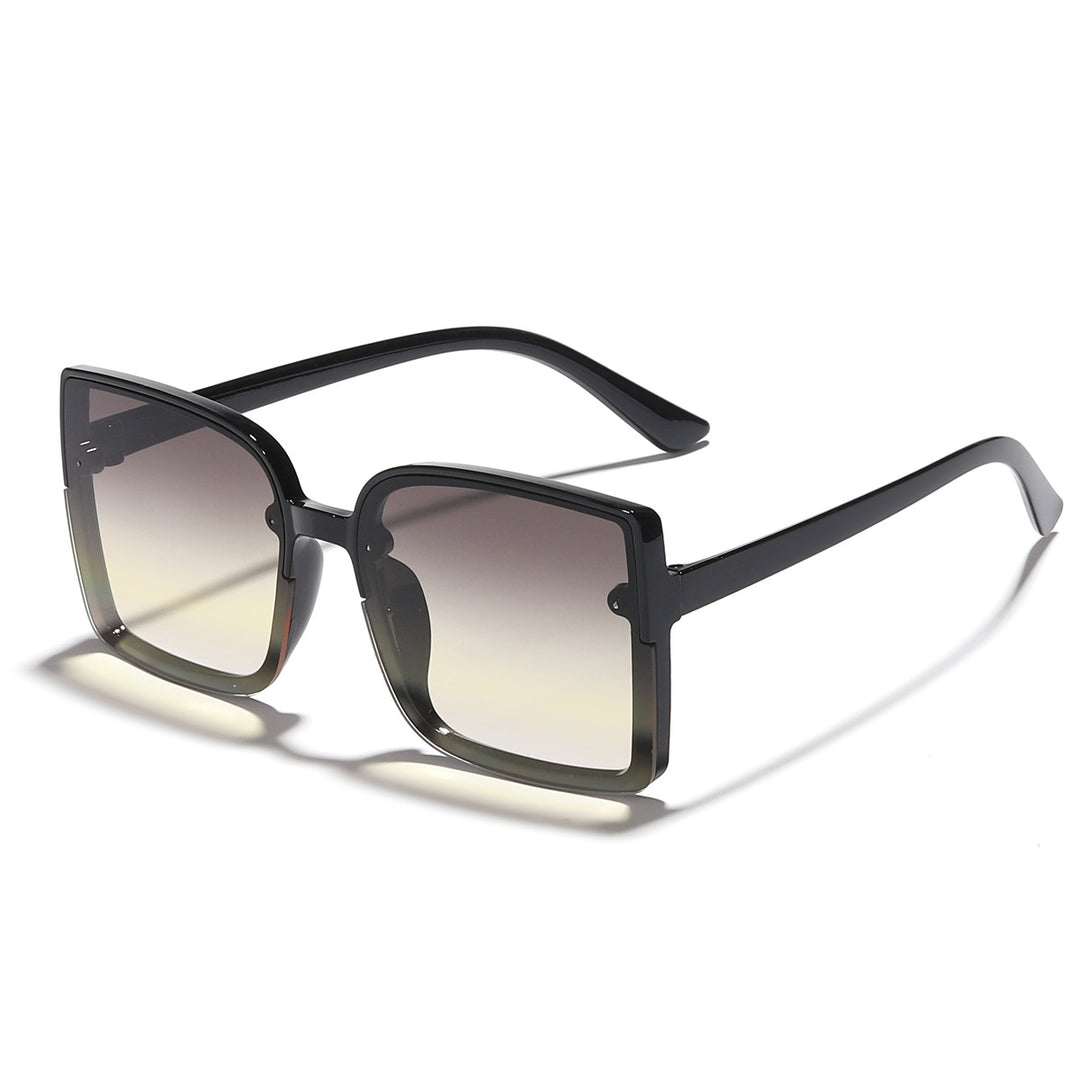 Dame oversized kvadratisk solbrille med moderne gradienteffekt Skanto