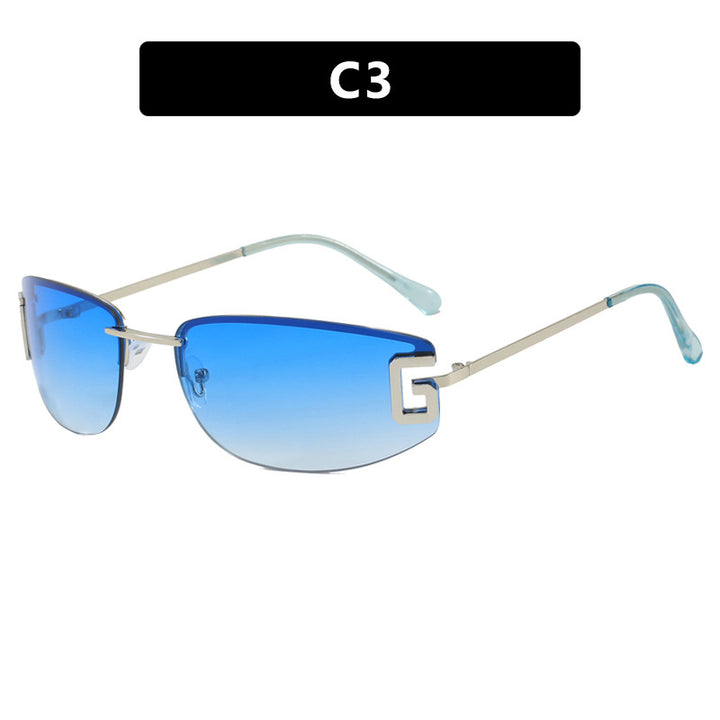 Dame futuristisk solbrille med sporty design og UV-beskyttelse Skanto