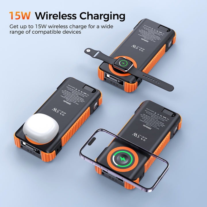 Bærbar Solenergi Powerbank Skanto
