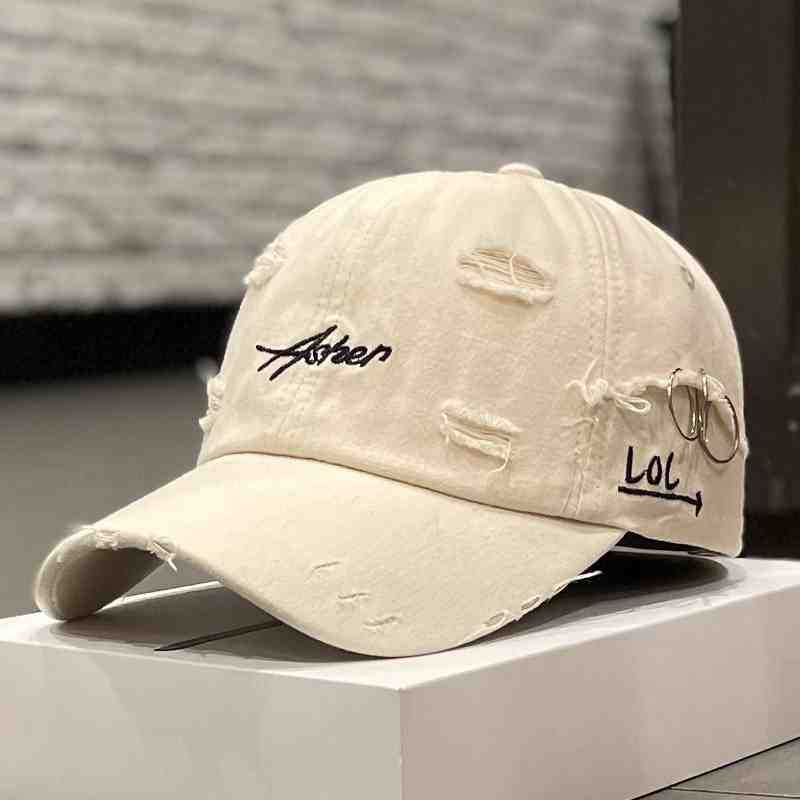 Unisex Slittet Jean Justerbar Caps Skanto