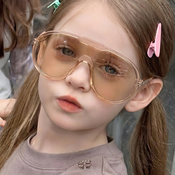 Dame moterisk sport-solbrille i unikt design med UV-beskyttelse og fleksible stenger Skanto