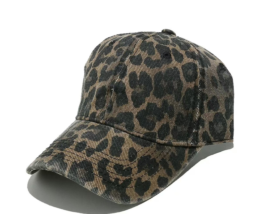 Kvinnenes stilige dyreprint baseball cap Skanto
