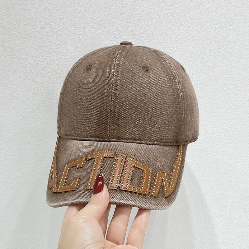 Unisex Stilig Denimbaserte Baseball Caps Skanto