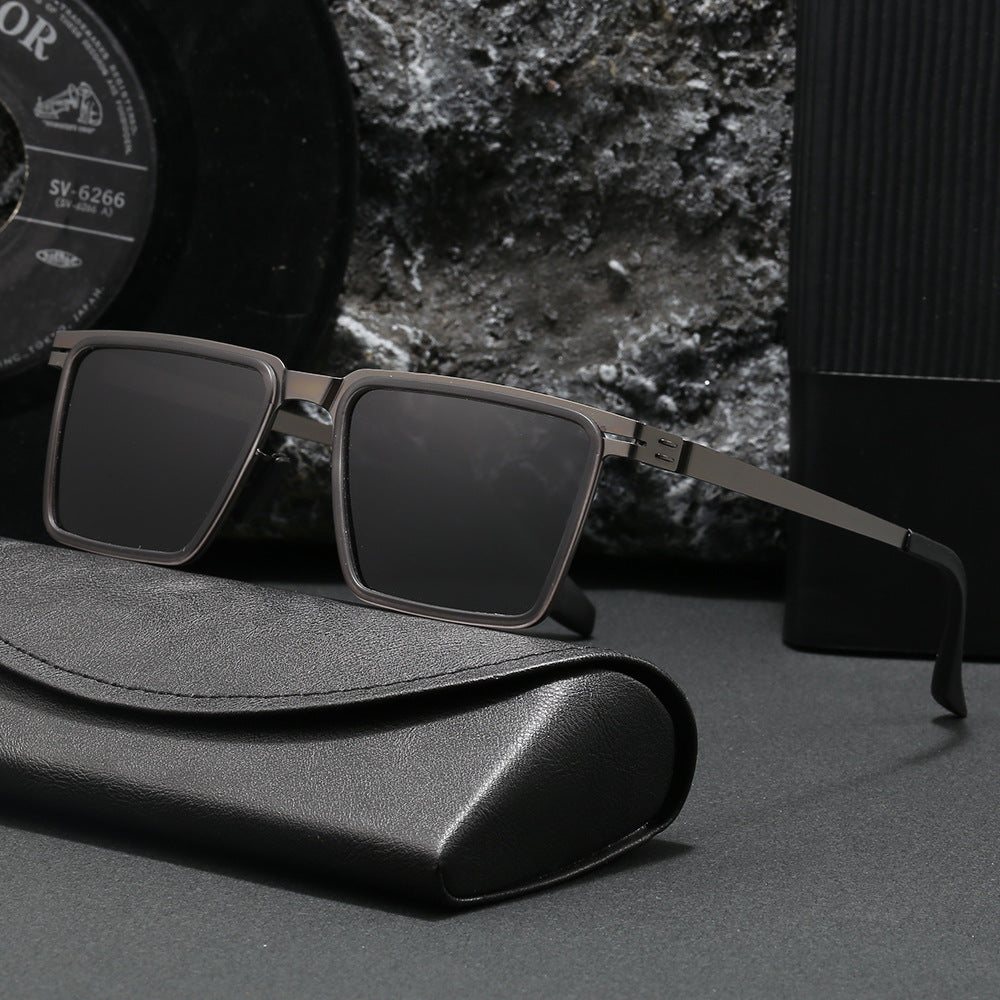 Dame Kvadratisk Designer Solbrille Skanto