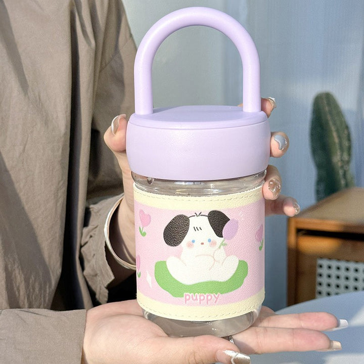 Dame drikkebeger med lekent hunde-design Skanto