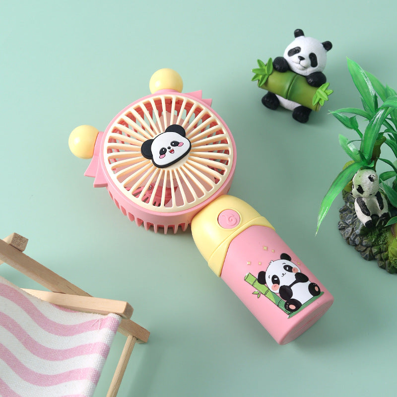 Dame bærbar Mini-vifte med søtt panda-design Skanto