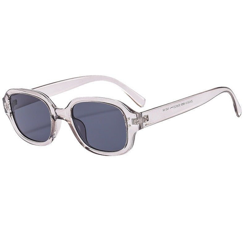 Damen modische solbrille med stor, firkantet ramme Skanto