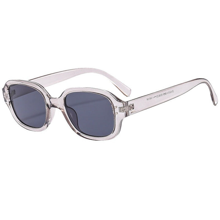 Damen modische solbrille med stor, firkantet ramme Skanto