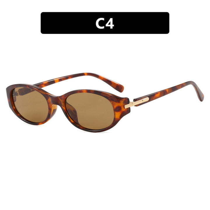 Damen cat-eye solbrille med robust ramme og polariserte linser Skanto
