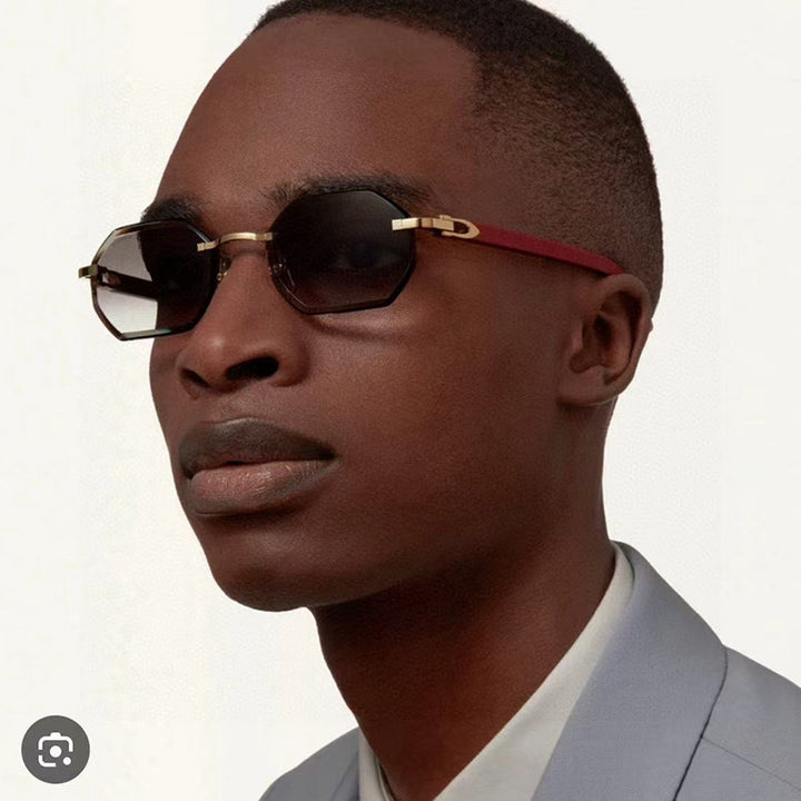 Damer elegant Korreksjonsbrille med moderne åttkantet ramme Skanto