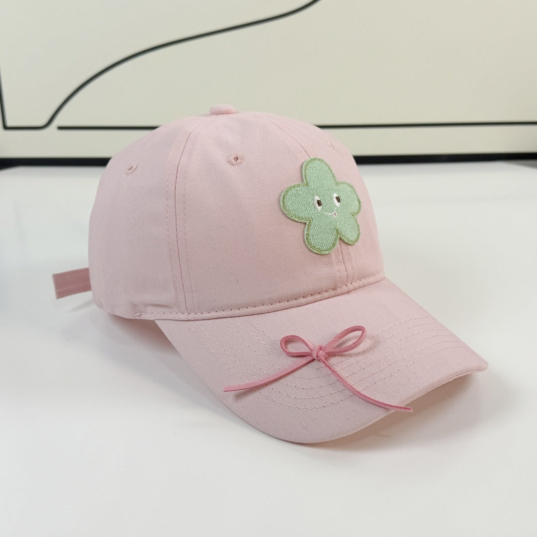 Kvinnes Justerbar Brodert Sløyfe Caps Skanto