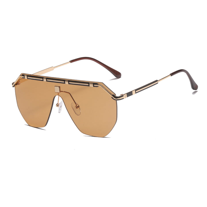 Damer geometrisk Oversized-solbrille Skanto