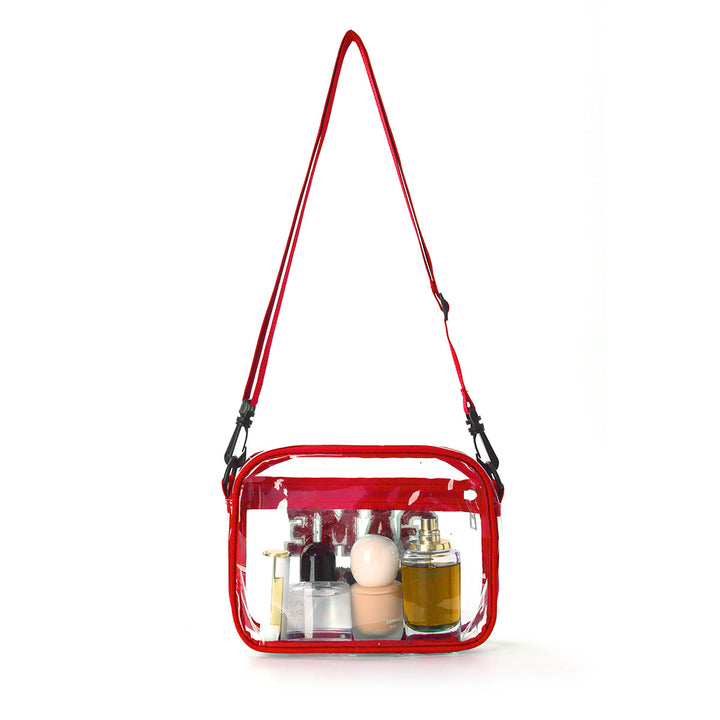 Sporty crossover bag with transparent front Skanto