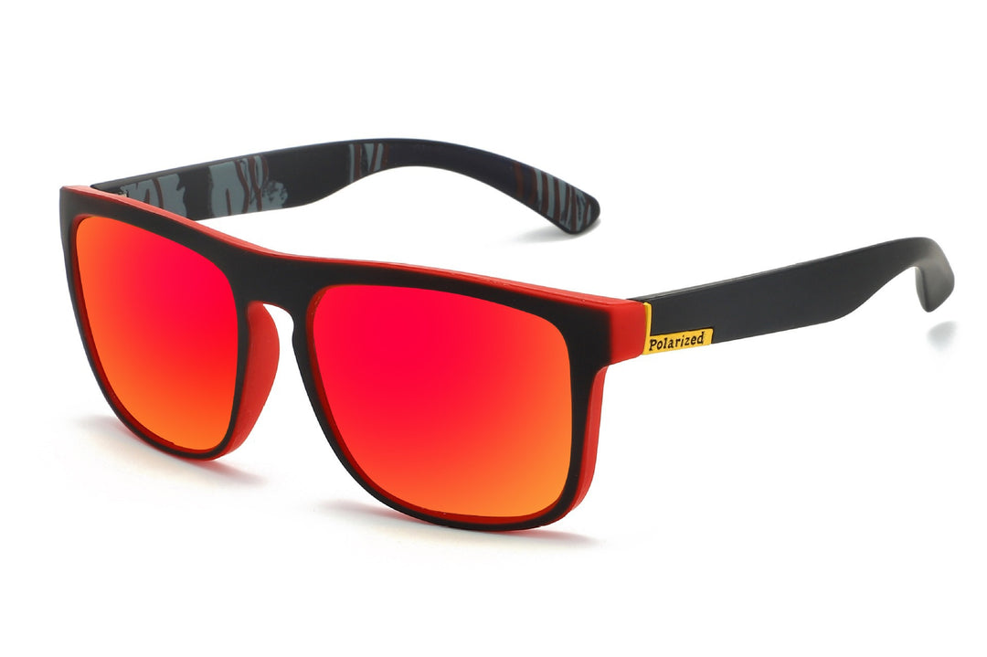 Unisex nan polarisert sports solbrille med robust plastikkramme og ergonomiske stenger Skanto