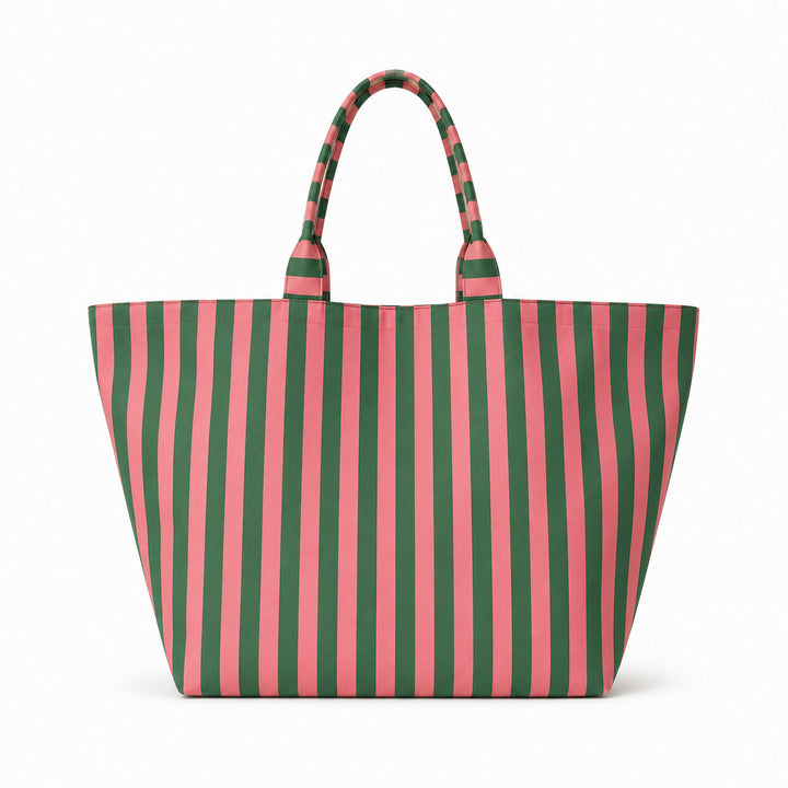 Strandbag med bredder, vannavvisende striper Skanto