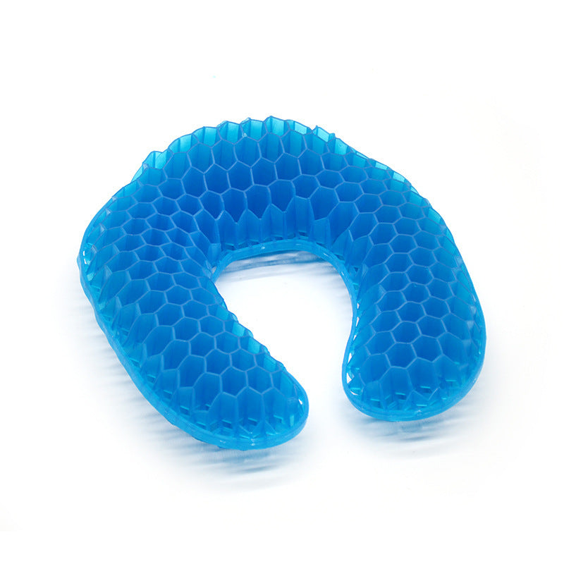 Unisex nan ergonomisk U-formet gel nakkepute med bikake struktur Skanto