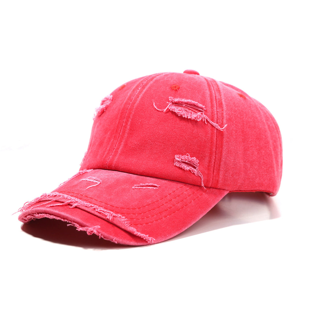 Damevasket baseballcaps med ødelagt utseende Skanto