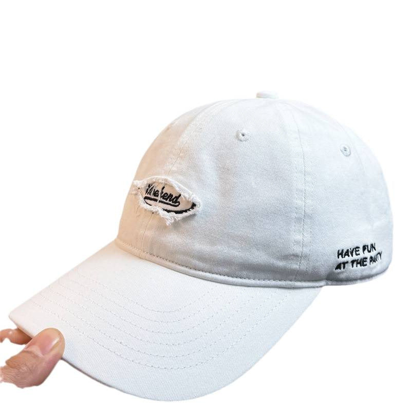 Herre Casual Slittet Brodert Baseball Caps Skanto